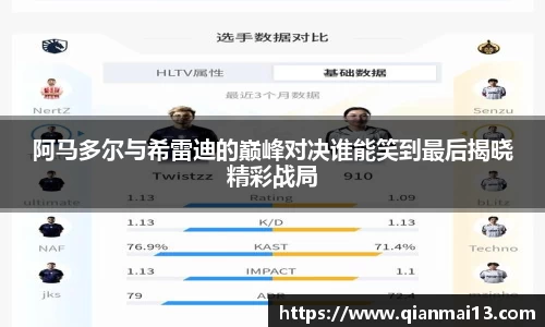 阿马多尔与希雷迪的巅峰对决谁能笑到最后揭晓精彩战局